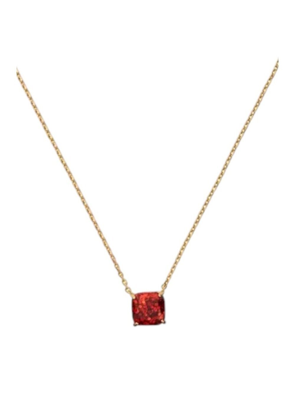 Kate Spade New York Cause A Stir Pendant Necklace in Red